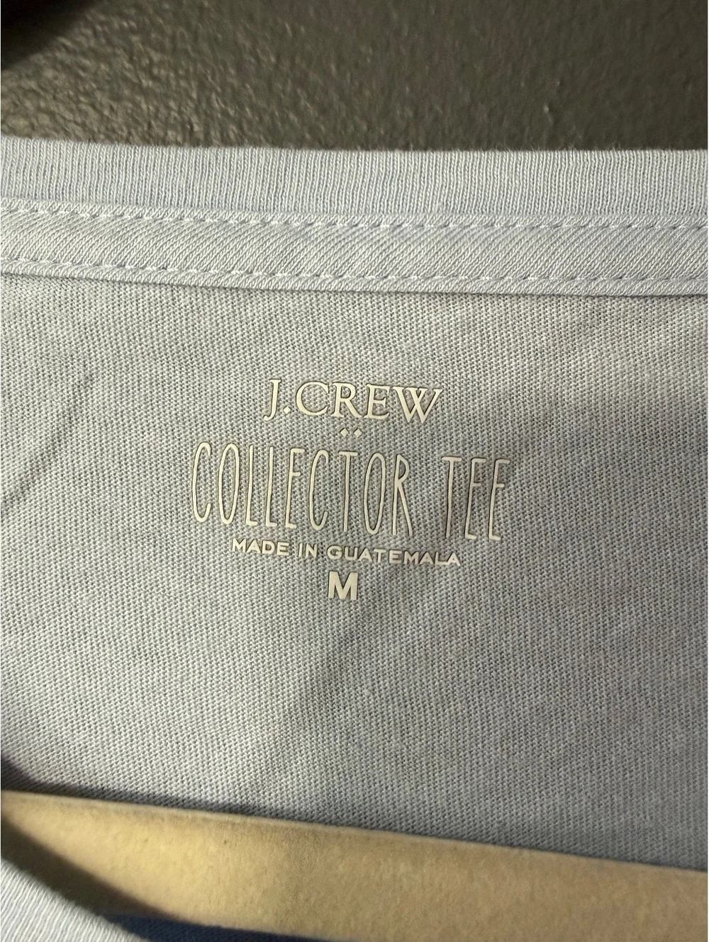 J.Crew Light Blue Long Sleeve Collector Tee with Ski Lift Dogs Graphic, Size M